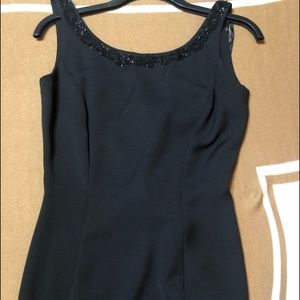 Black embellished dress